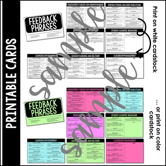 Feedback Phrases | Instructional Coaching