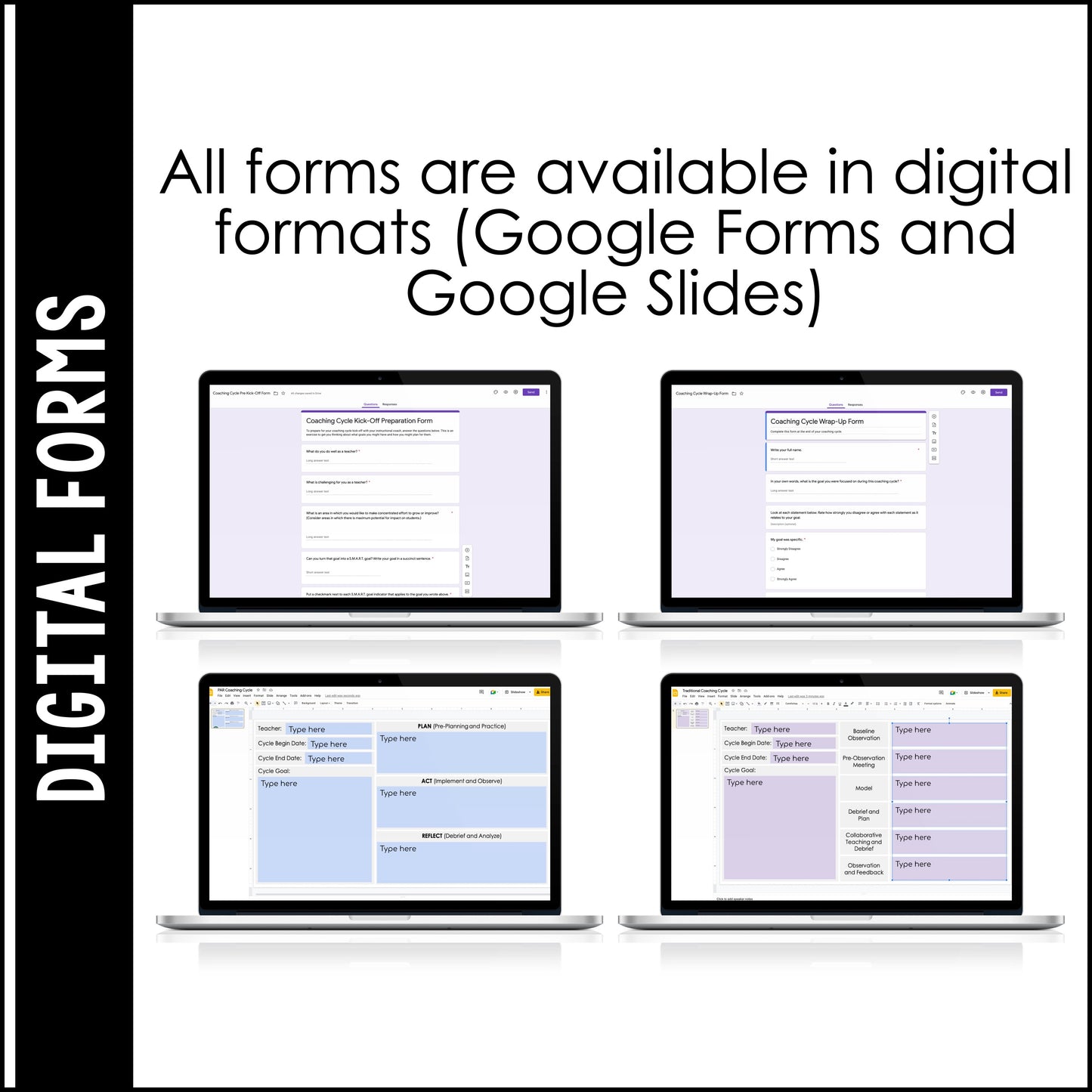 Coaching Cycle Prep & Wrap-Up Forms | Instructional Coaching