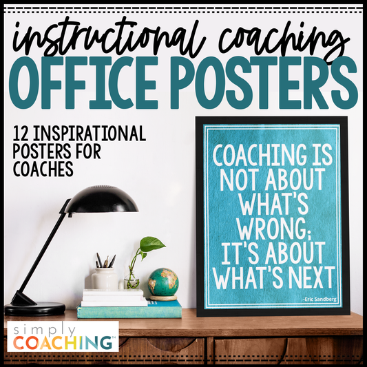 Instructional Coaching Quotes Posters