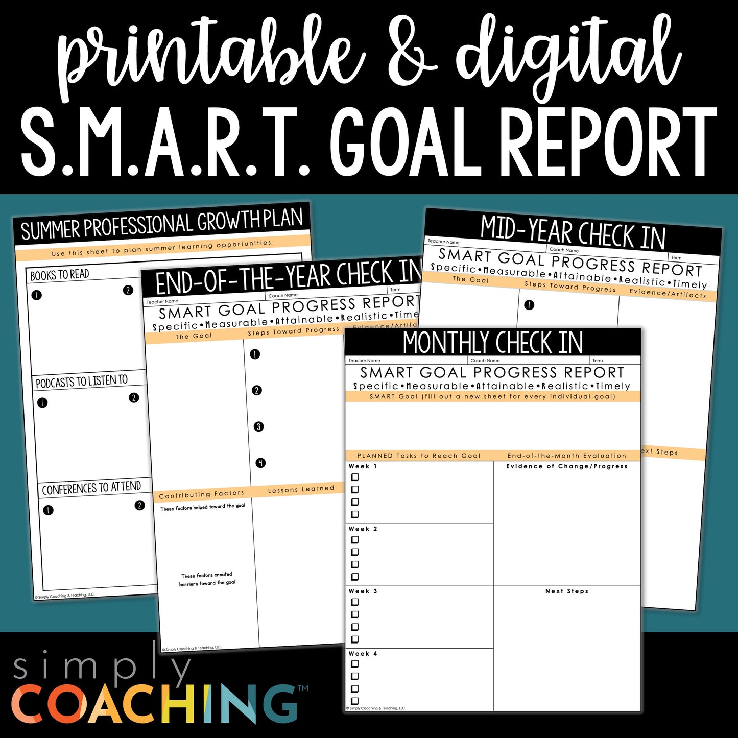 Goal Meeting Forms | Instructional Coaching