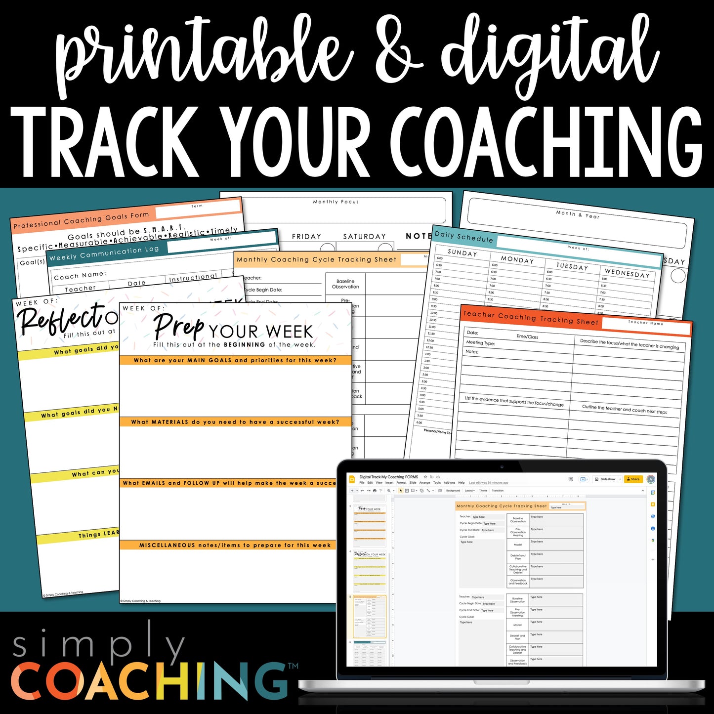 Track Your Coaching Forms | Instructional Coaching
