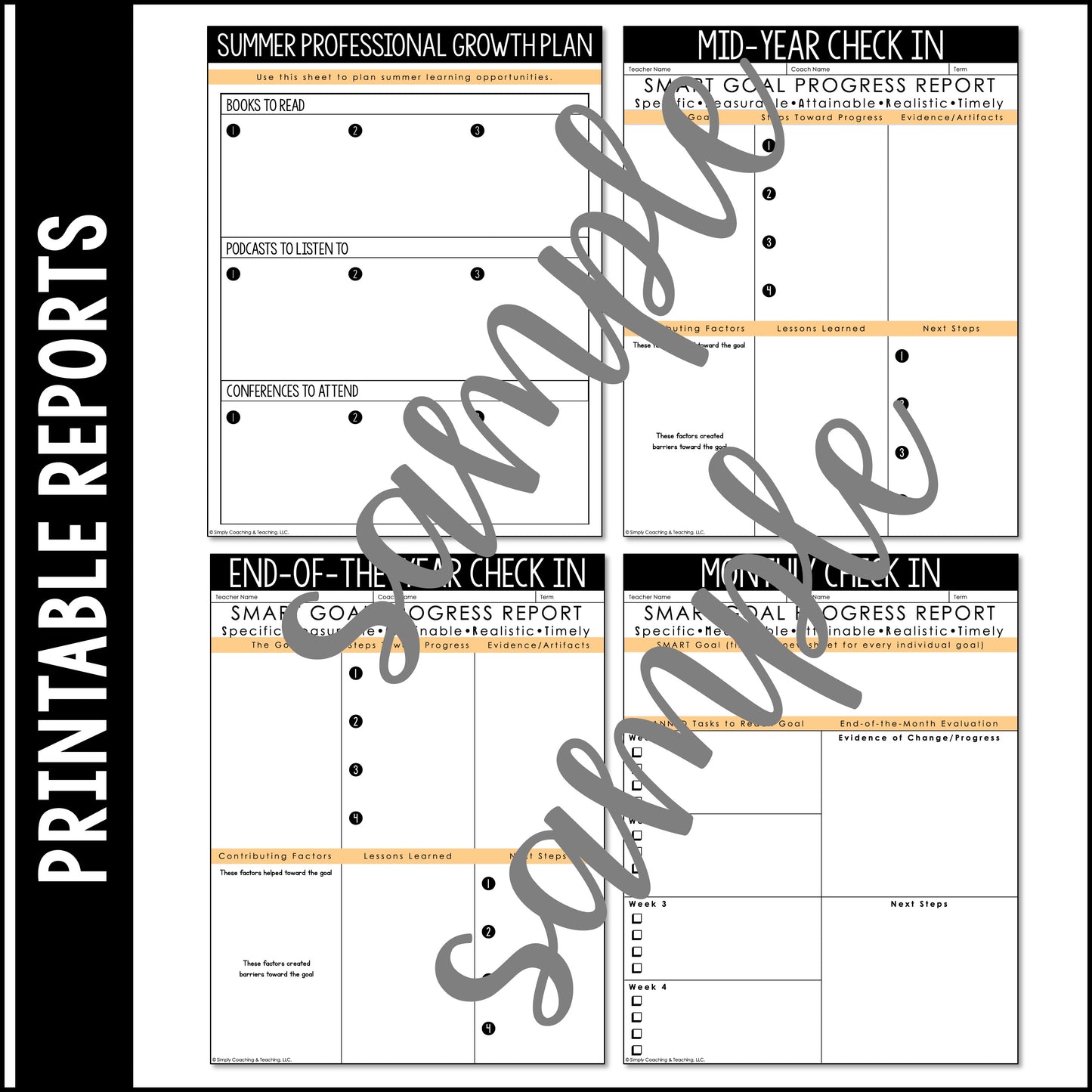 Goal Meeting Forms | Instructional Coaching