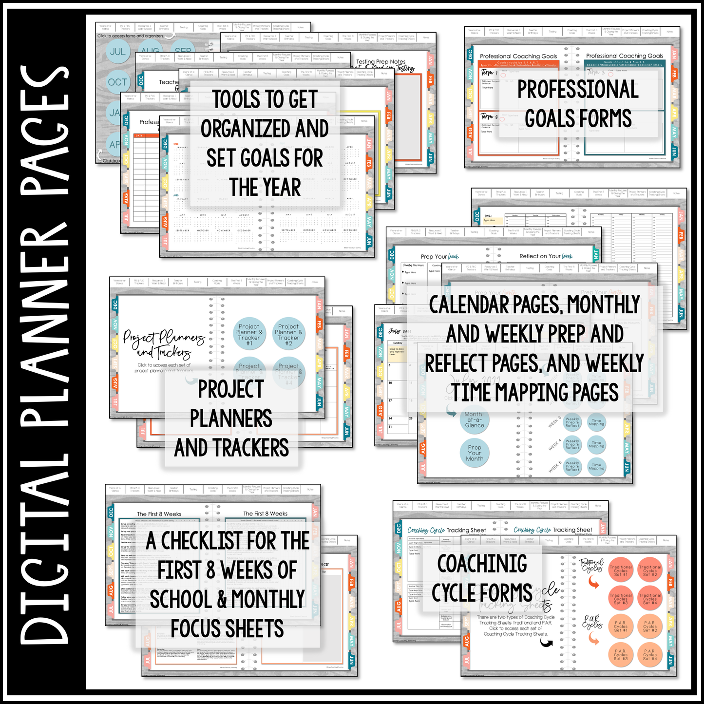 Instructional Coaching Planner 2026-2027 | Digital